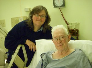 I love this pic of Dad and I. You can see how much we look alike. 